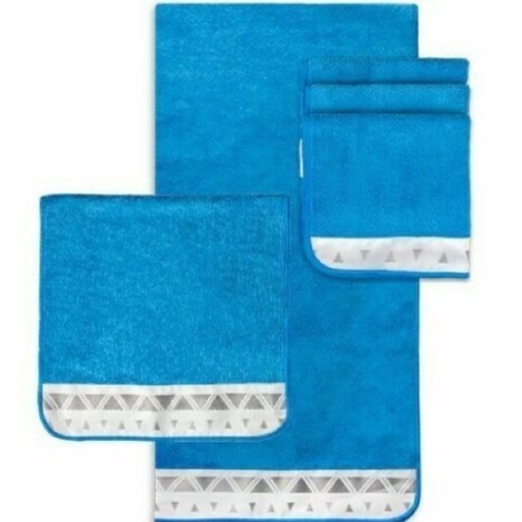 Norwex Marine Towel Set Body & Hand Towel + Set of 3 Body & Face Cloths NEW - Picture 4 of 8